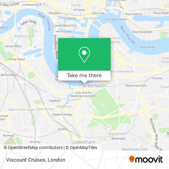 Viscount Cruises map