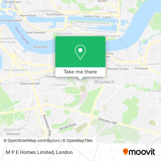 M P E Homes Limited map