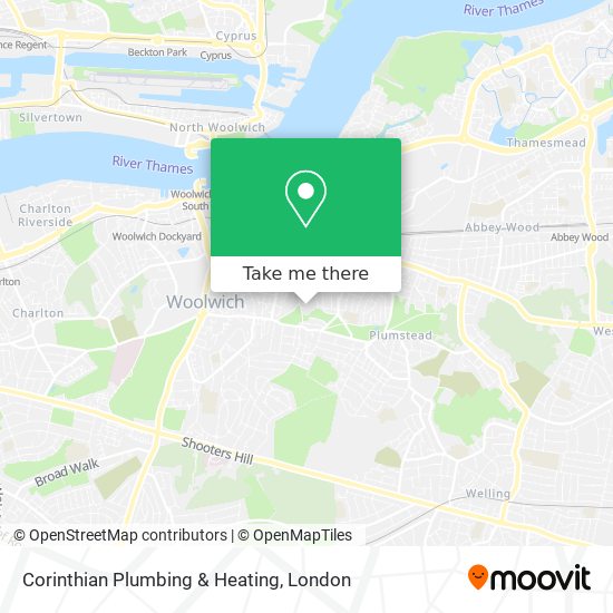 Corinthian Plumbing & Heating map