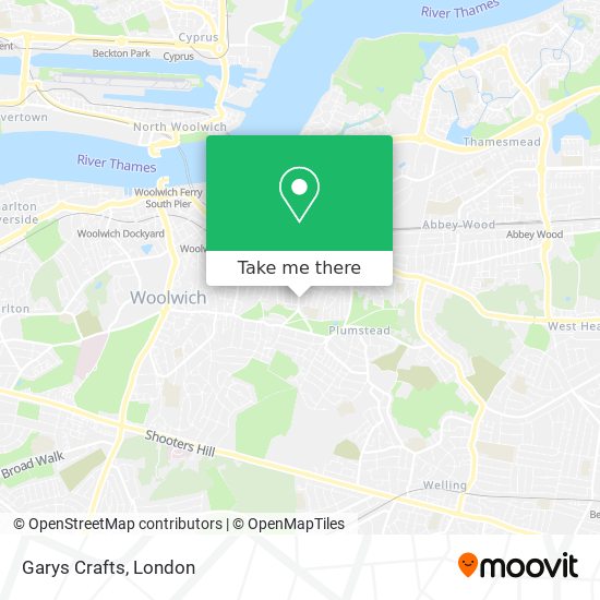 Garys Crafts map