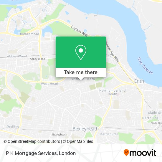 P K Mortgage Services map