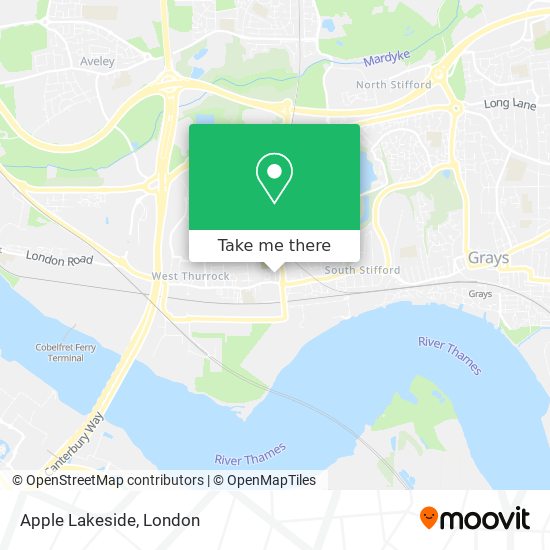 Apple Lakeside map