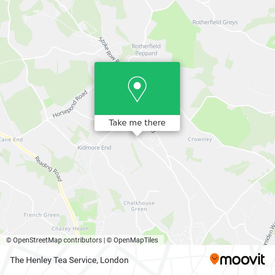 The Henley Tea Service map