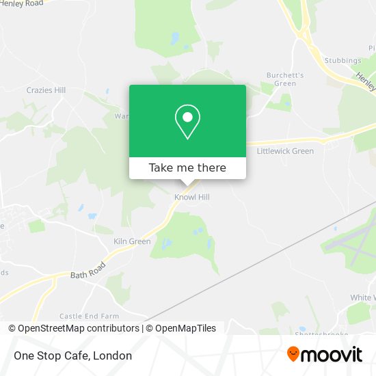 One Stop Cafe map