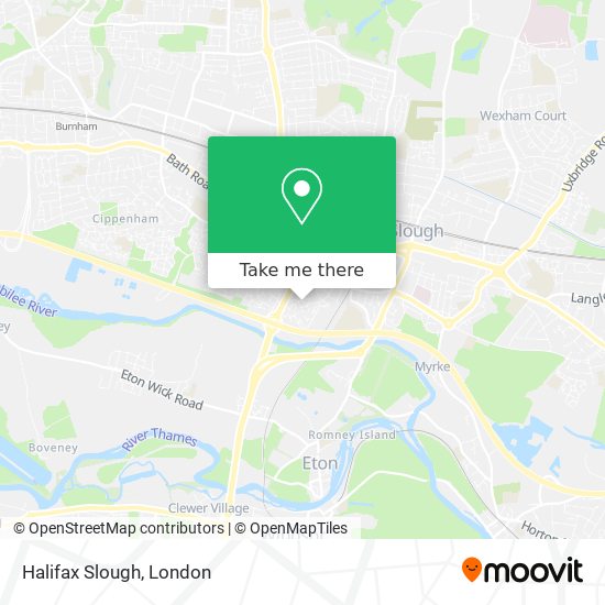 Halifax Slough map