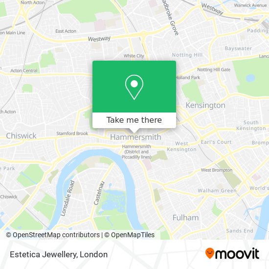 Estetica Jewellery map