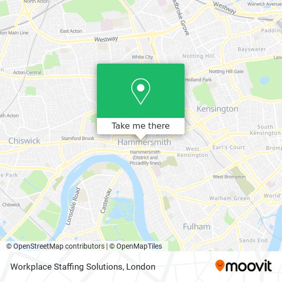 Workplace Staffing Solutions map