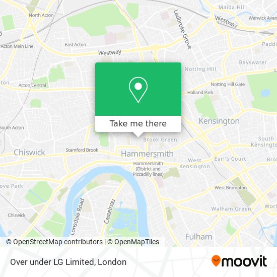 Over under LG Limited map