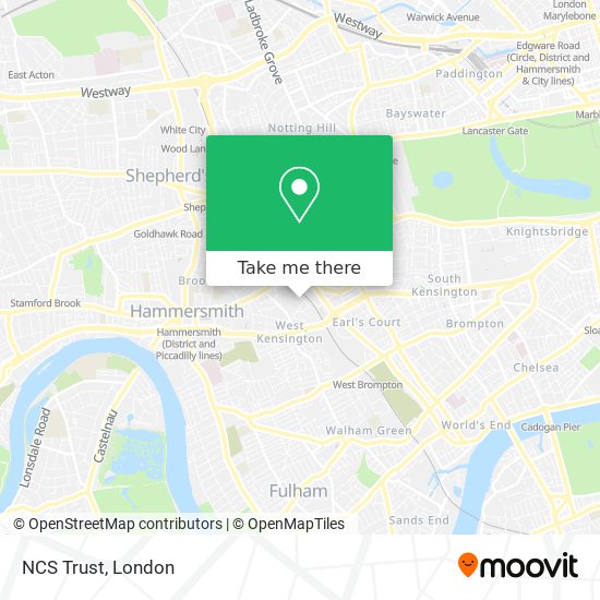 NCS Trust map