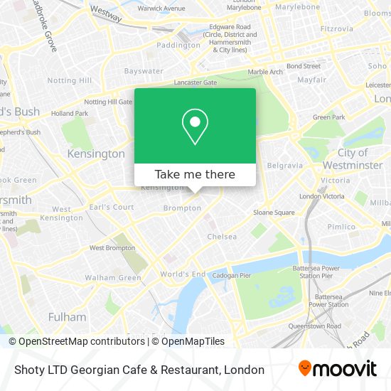 Shoty LTD Georgian Cafe & Restaurant map