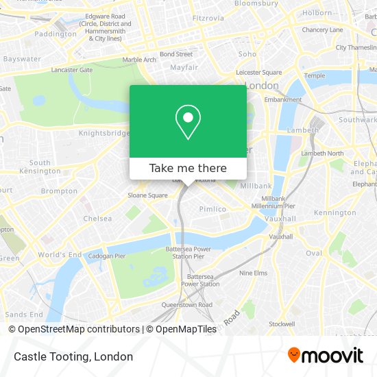 Castle Tooting map