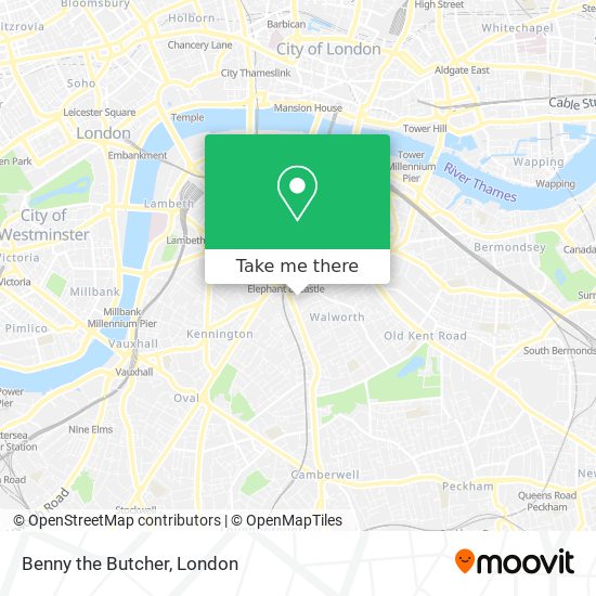 Benny the Butcher map
