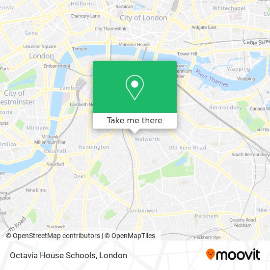Octavia House Schools map