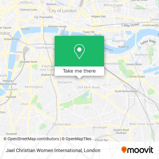 Jael Christian Women International map
