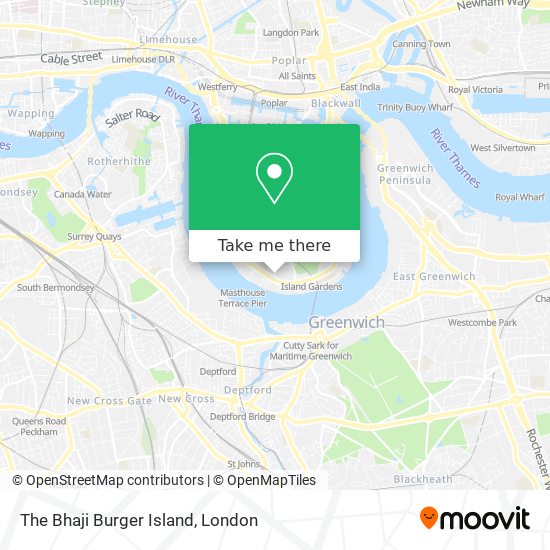 The Bhaji Burger Island map