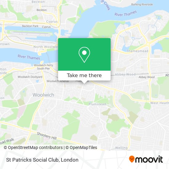 St Patricks Social Club map