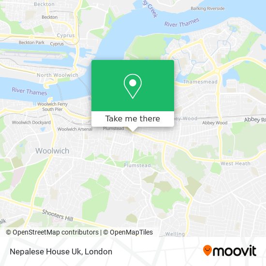 Nepalese House Uk map
