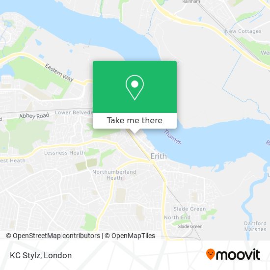 KC Stylz map