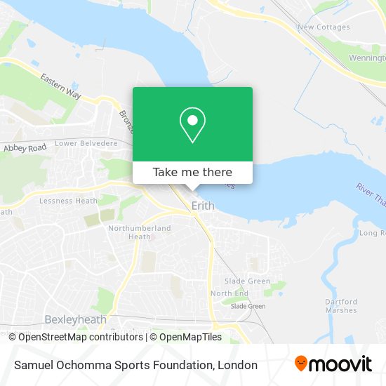 Samuel Ochomma Sports Foundation map
