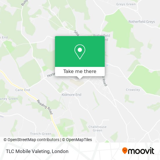 TLC Mobile Valeting map