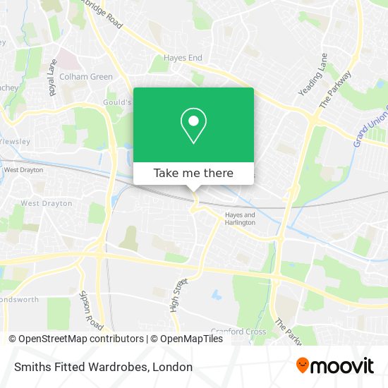 Smiths Fitted Wardrobes map