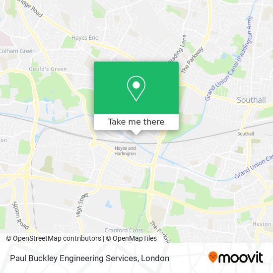 Paul Buckley Engineering Services map