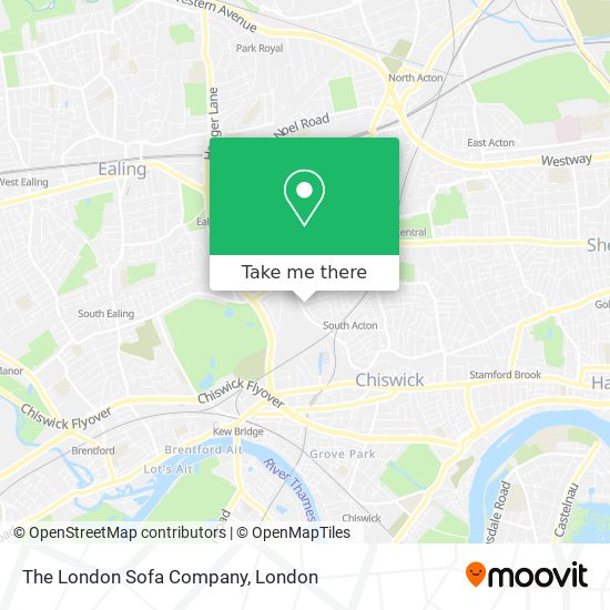 The London Sofa Company map
