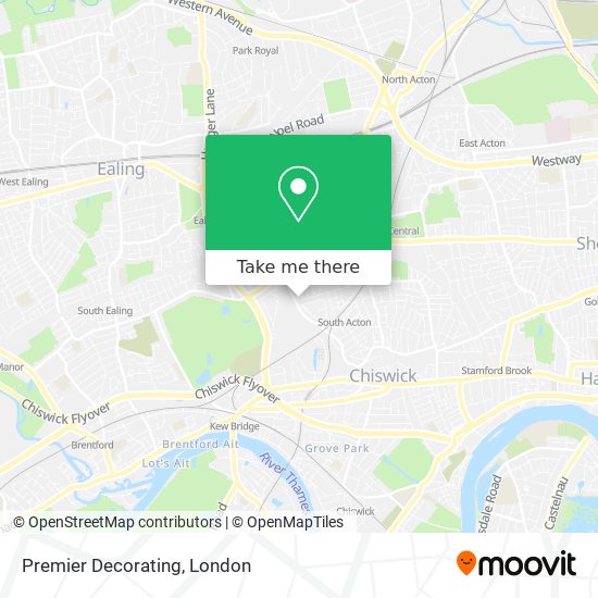 Premier Decorating map
