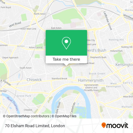 70 Elsham Road Limited map