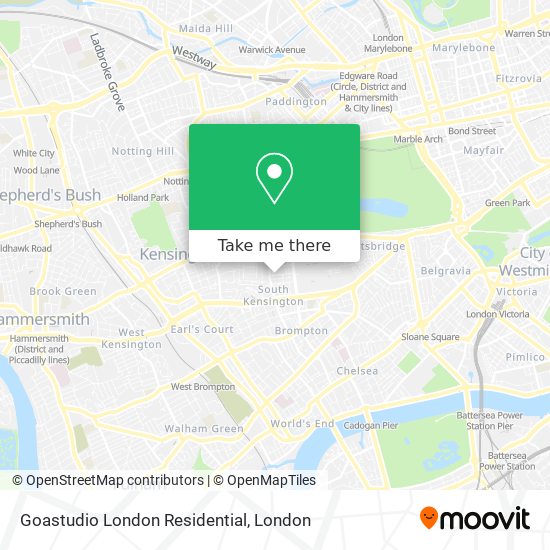 Goastudio London Residential map