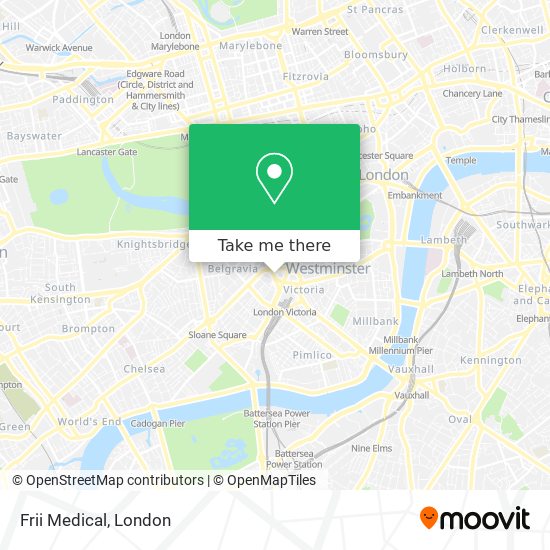 Frii Medical map