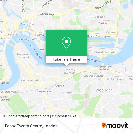 Ransz Events Centre map