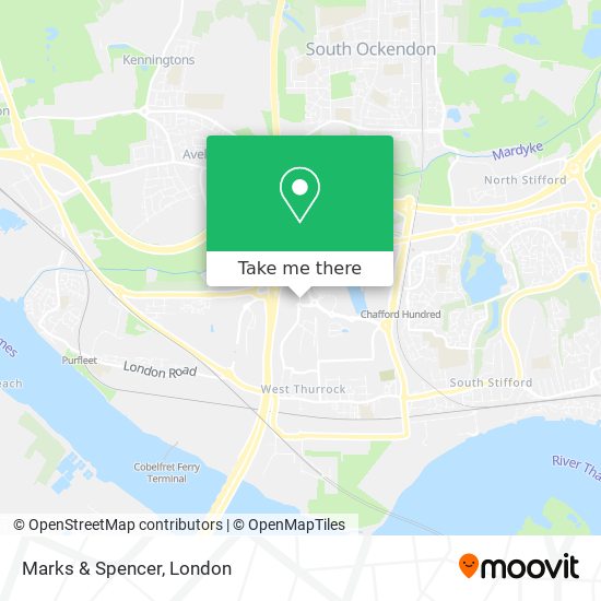 Marks & Spencer map