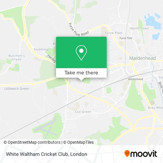 White Waltham Cricket Club map
