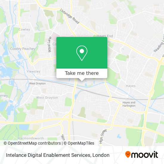 Intelance Digital Enablement Services map