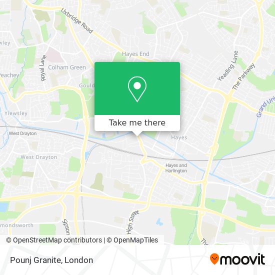 Pounj Granite map