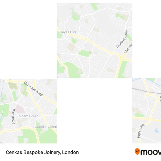 Cenkas Bespoke Joinery map