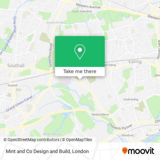 Mint and Co Design and Build map