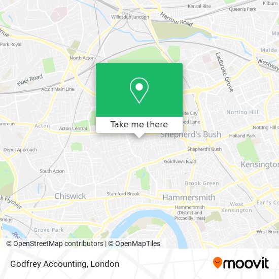 Godfrey Accounting map