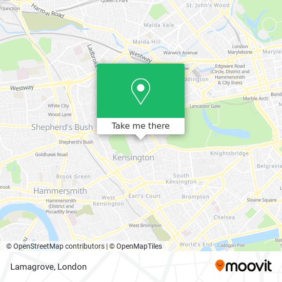 Lamagrove map