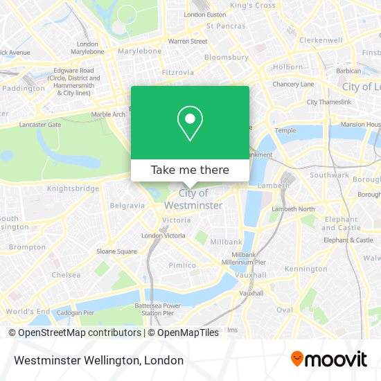 Westminster Wellington map