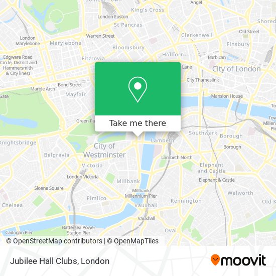 Jubilee Hall Clubs map