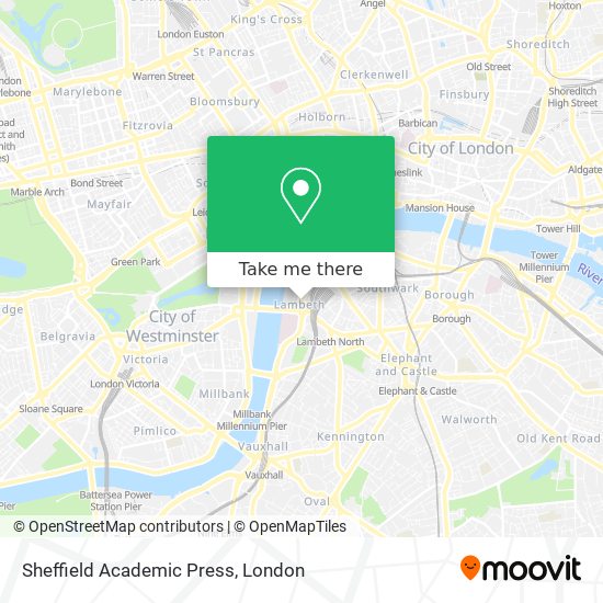 Sheffield Academic Press map