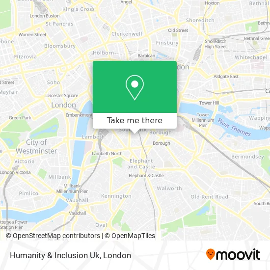 Humanity & Inclusion Uk map