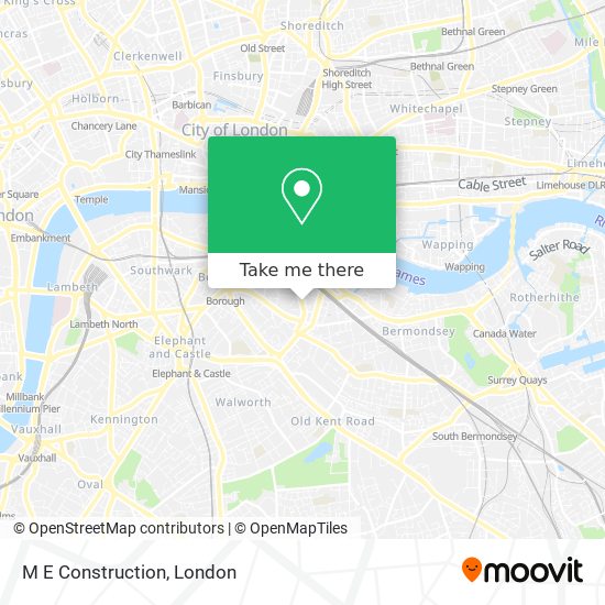 M E Construction map
