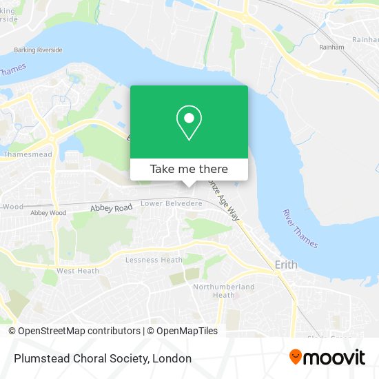 Plumstead Choral Society map