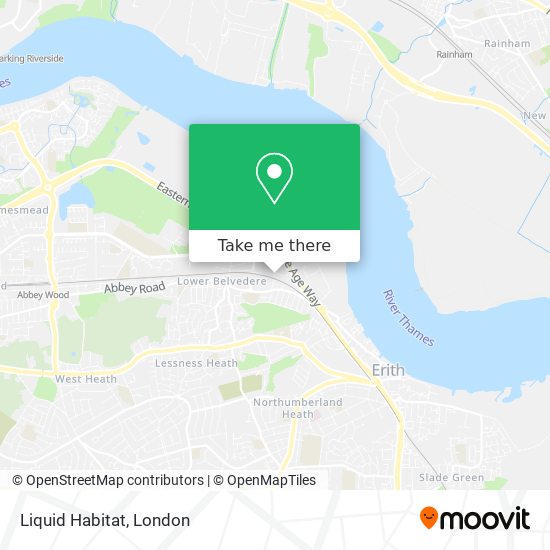 Liquid Habitat map