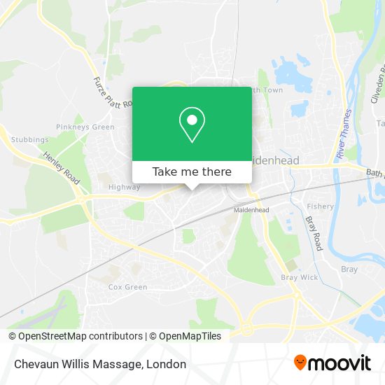 Chevaun Willis Massage map