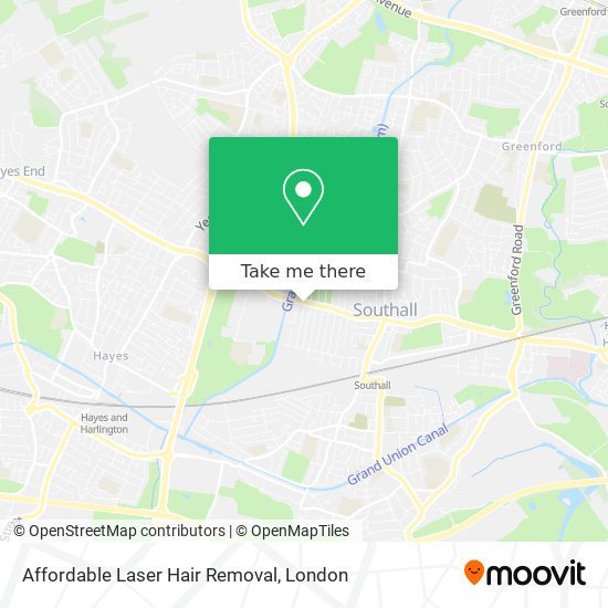 Affordable Laser Hair Removal map