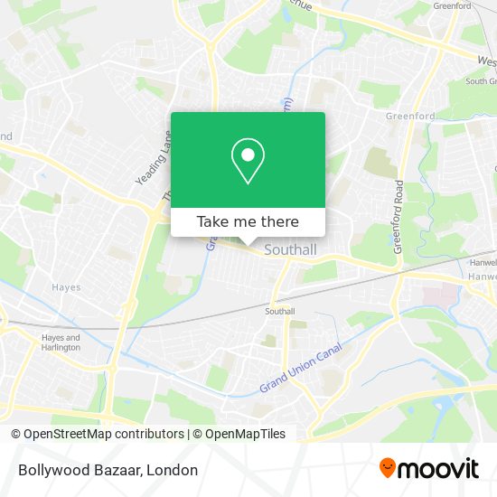 Bollywood Bazaar map